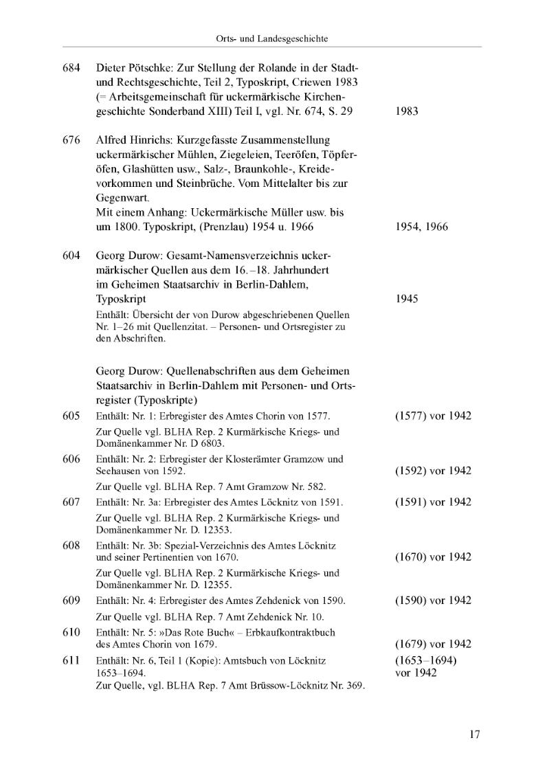 Das Uckerm Rkische Archiv Von Hans Wendt Genwiki