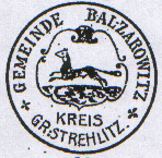 Wappen Ort Balzarowitz Kreis Gross Strehlitz.png