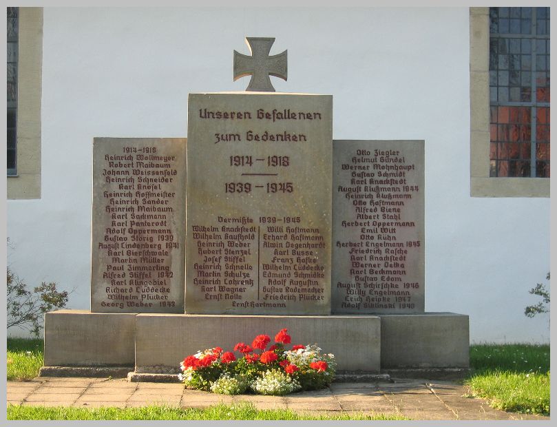 Kriegerdenkmal in Breinum, Gesamtansicht