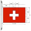 Schweizerflagge zur See