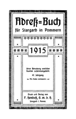 Adressbuch Stargard 1915 Titel.djvu