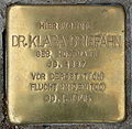 Jena Stolperstein Klara-Griefahn-Strasse13a.jpg