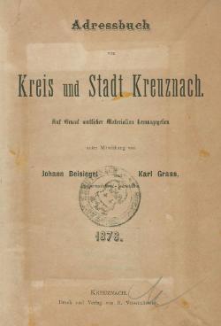 Adressbuch Kreuznach 1878 Titel.djvu