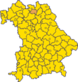 Lage Kreis Lichtenfels in Bayern.png