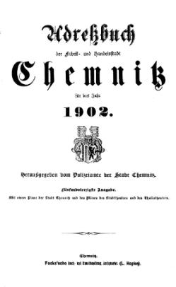 Adressbuch Chemnitz 1903 Titel.djvu