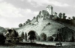 Burg Fürstenstein bei Albungen, Werra-Meißner-Kreis, Hessen