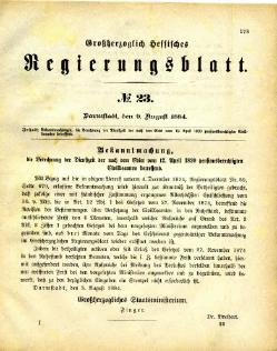 Grossherzoglich Hessisches Regierungsblatt 1884.djvu