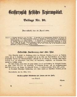 Grossherzoglich Hessisches Regierungsblatt 1881.djvu