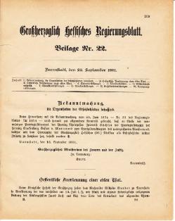 Grossherzoglich Hessisches Regierungsblatt 1881.djvu