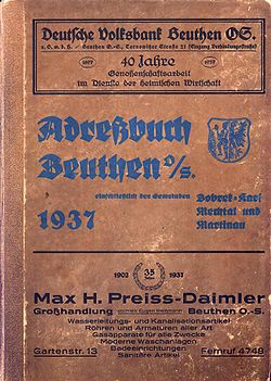 Adressbuch Beuthen 1937 Titel.jpg