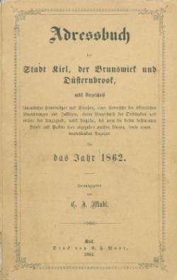 Adressbuch Kiel 1862 Titel.djvu