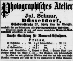 Schaar-Düsseldorf 1885 Annonce.png