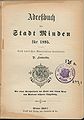 Adreßbuch der Stadt Minden für 1895, Titelblatt.jpg
