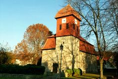 Die ev. Dorfkirche in Niederhone, Stadtteil von Eschwege, Werra-Meißner-Kreis, Hessen