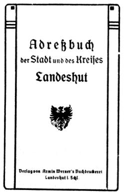 Adressbuch Landeshut 1911 Titel.djvu