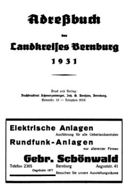 Adressbuch Bernburg 1931 Titel.djvu