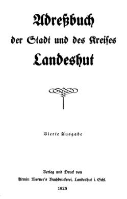 Adressbuch Landeshut 1925 Titel.djvu