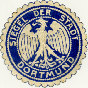Dortmund Fahne mit Stadtwappen