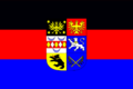 Flagge Ostfriesland mit Wappen.svg