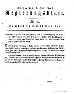 Grossherzoglich Hessisches Regierungsblatt 1820.djvu