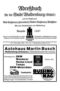 Adressbuch Waldenburg 1937 Titel.djvu