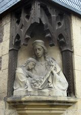 Relief an der St.-Anna-Kapelle