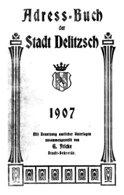 Adressbuch Delitzsch 1907 Titel.djvu