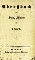 Adreßbuch der Stadt Minden für 1852, Titelblatt.jpg