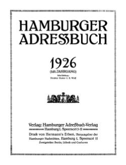 Adressbuch Hamburg 1926 Titel.djvu