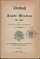 Adreßbuch der Stadt Minden für 1893, Titelblatt.jpg