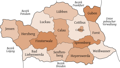 Karte Bezirk Cottbus.svg