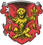 Schwaben: Herrschaft Burtenbach, Wappen des Sebastian Schärtlin (Schertel) von Burtenbach