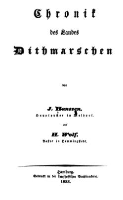 Dithmarschen Chronik 1833.djvu