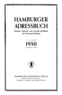Adressbuch Hamburg 1950 Titel.djvu