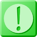 QS icon exclamationmark gentium green.svg