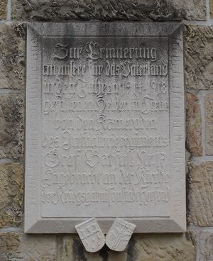 Herford Kriegerdenkmal Gedenktafel Infanterie-Regiment 17-01.jpg