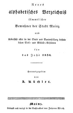 Adressbuch Mainz 1830 Titel.djvu