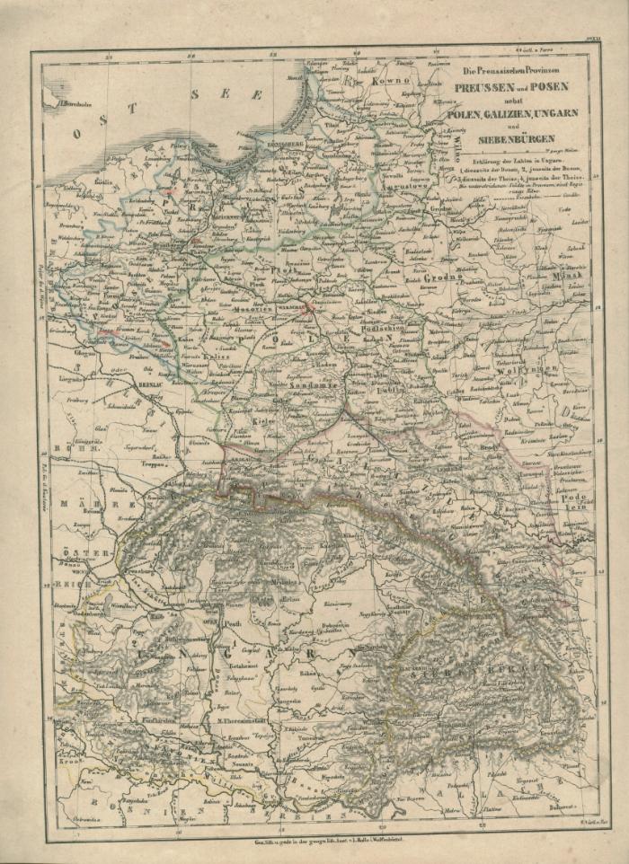 Die Preussischen Provinzen PREUSSEN und POSEN nebst POLEN, GALIZIEN, UNGARN und SIEBENBÜRGEN