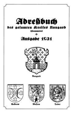 Adressbuch Naugard 1931 Titel.djvu