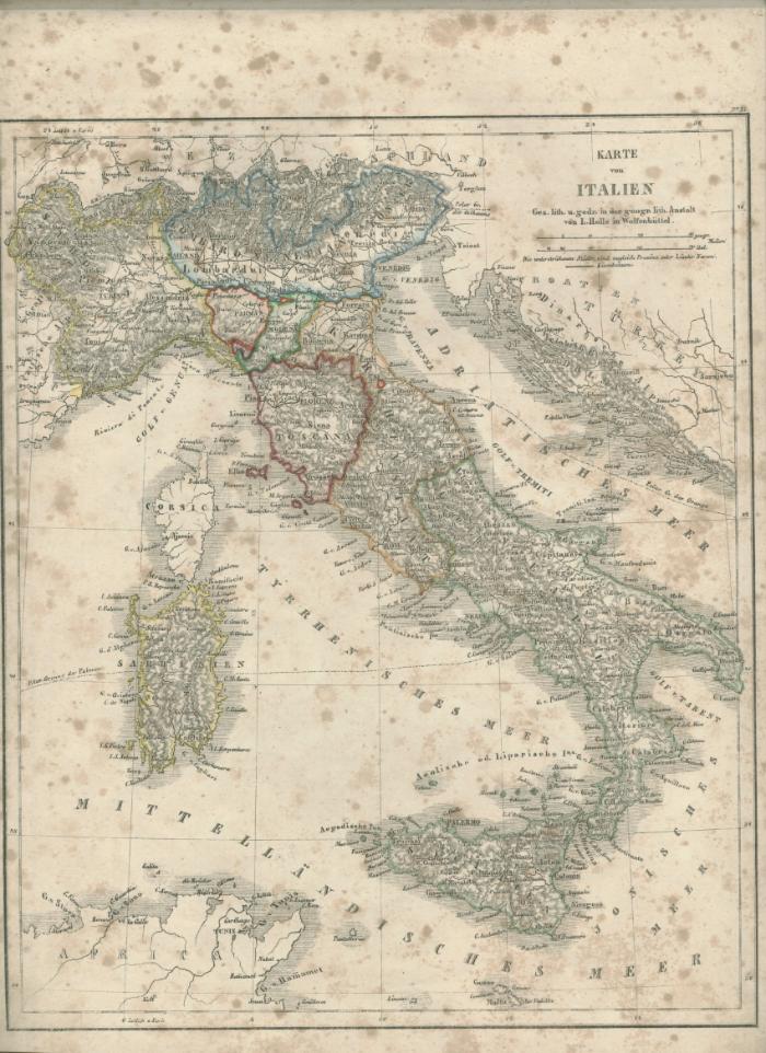 KARTE von ITALIEN