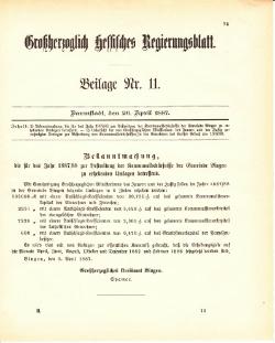 Grossherzogtum Hessen Regierungsblatt 1887.djvu