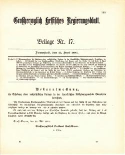 Grossherzogtum Hessen Regierungsblatt 1887.djvu