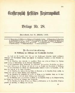 Grossherzogtum Hessen Regierungsblatt 1887.djvu