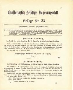 Grossherzogtum Hessen Regierungsblatt 1887.djvu