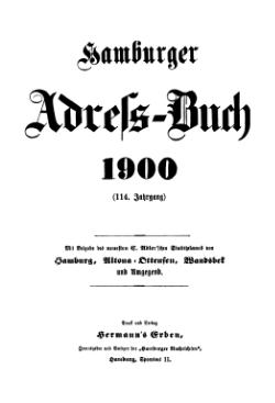 Adressbuch Hamburg 1900 Titel.djvu