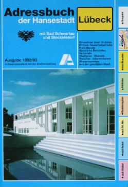Adressbuch Lübeck 1992 Titel.djvu