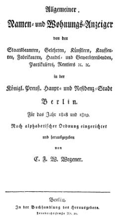 Adressbuch Berlin 1818 Titel.djvu