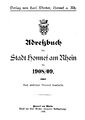 Adressbuch der Stadt Honnef am Rhein 1908-09 Titelblatt.jpg