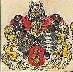 Wappen des Kurfürsten von der Pfalz und bei Rhein