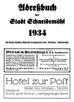 Adressbuch Schneidemühl 1934 Titel.djvu